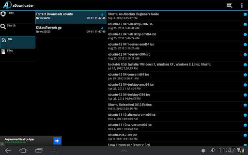aDownloader - torrent download screenshot 8