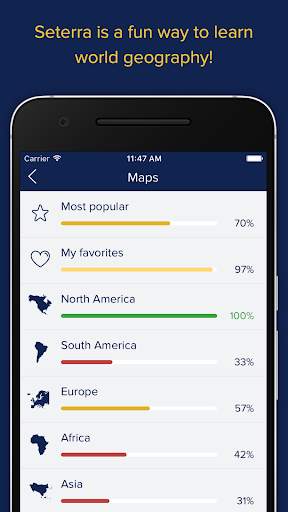 Seterra Geography screenshot 1