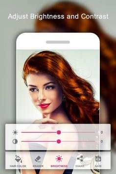 Hair Color Changer 5 تصوير الشاشة