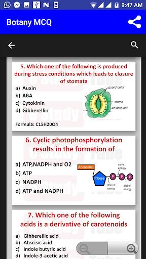 Botany MCQ, Important Botany questions 2 تصوير الشاشة
