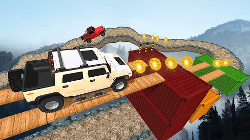 Offroad Jeep Driving Stunt 3D : Real Jeep Games screenshot 4