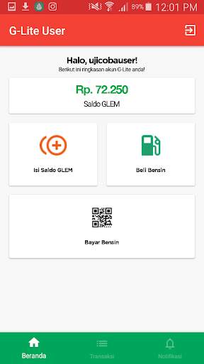 G-Lite User screenshot 2