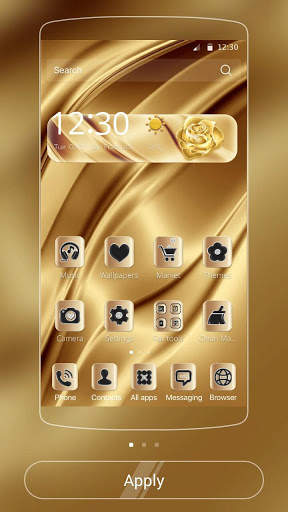 Royal Gold Boss Theme screenshot 1