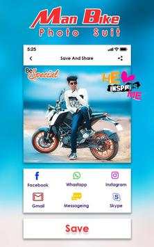 Man Moto Bike Photo Suit screenshot 6