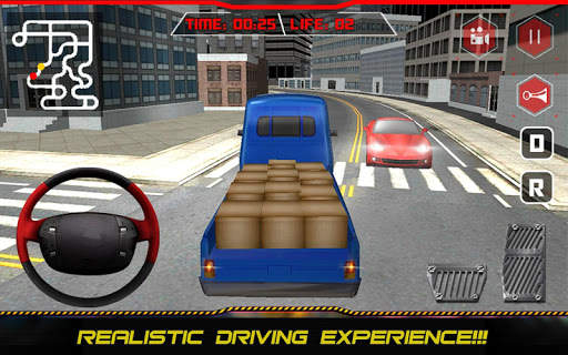 Mini sopir truk angkutan 3D screenshot 14
