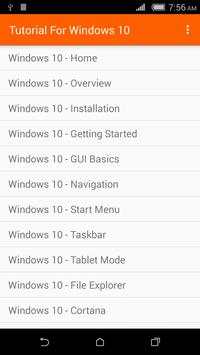 Tutorial For Windows 10 скриншот 1