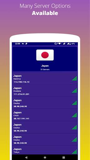 Gi Vpn: Free VPN Without Sign Up and Register screenshot 4