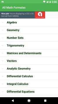 All Math Formulas screenshot 2