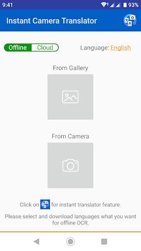 Instant Camera Translator screenshot 1