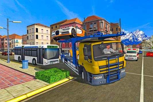 Super Car Transport Truck Drive 2018 screenshot 7