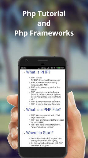 Php and Php Framework Tutorials screenshot 4