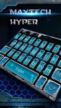 Tema keyboard biokimia biru screenshot 1