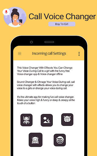 Call Voice Changer Boy to Girl screenshot 15