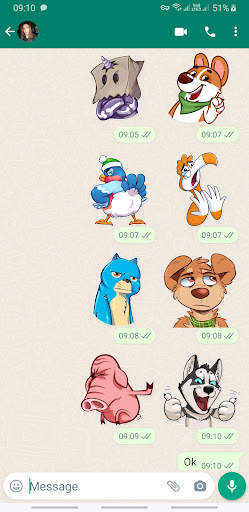 Animals Stickers for WhatsApp screenshot 8
