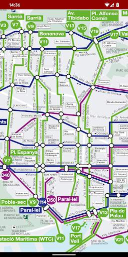 Barcelona Metro Map (Offline) screenshot 3