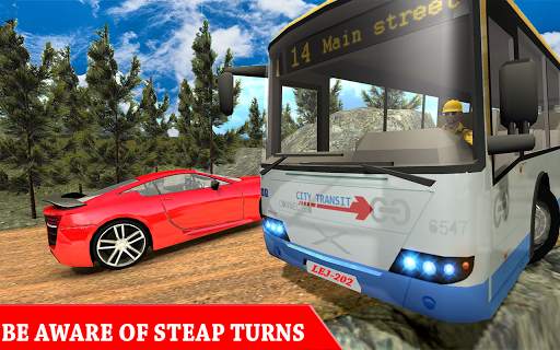 Modern Mountain Bus Driver : Uphill Coach Driving screenshot 7