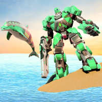 Dolphin Robot Car Fighting - Robot Transforming