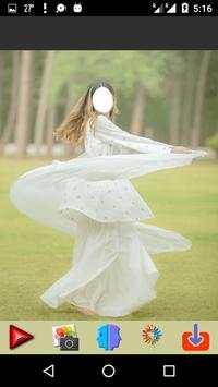 Women White Frock Selfie screenshot 3