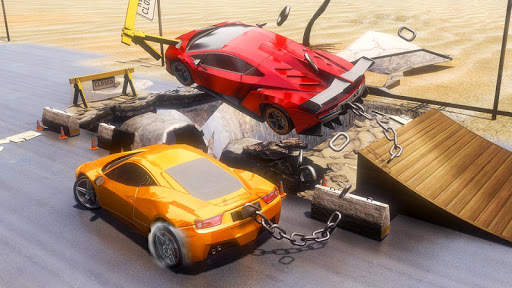 Chained Mega Ramp Car Stunt GT Racing Stunts Game screenshot 2