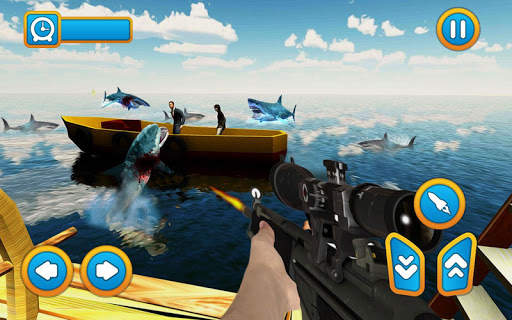 Angry Whale Shark Hunter - Raft Survival Mission screenshot 4