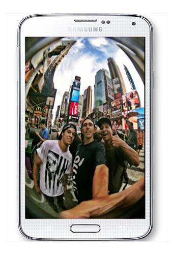 Wide Angle Camera Fisheye Filter Effect 2 تصوير الشاشة