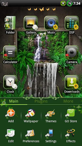 Nature v2 GO Launcher EX Theme screenshot 5