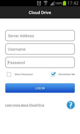 Cloud Drive Mobile screenshot 1
