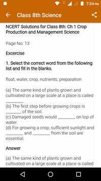 8th Science NCERT solutions screenshot 1