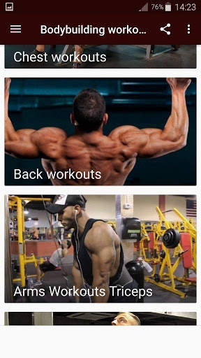 BodyBuilding Workouts screenshot 2