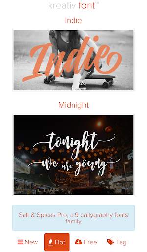Kreativ Font App screenshot 3