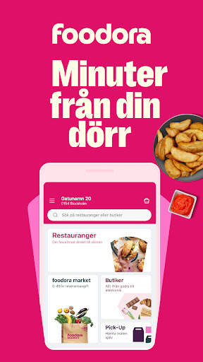foodora Sverige: matleverans screenshot 1