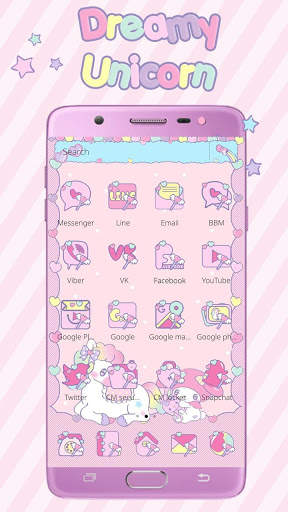 Dreamy Unicorn theme screenshot 2