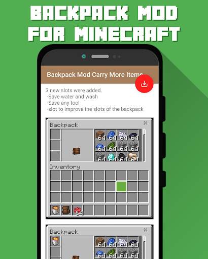 Backpack Mod screenshot 3