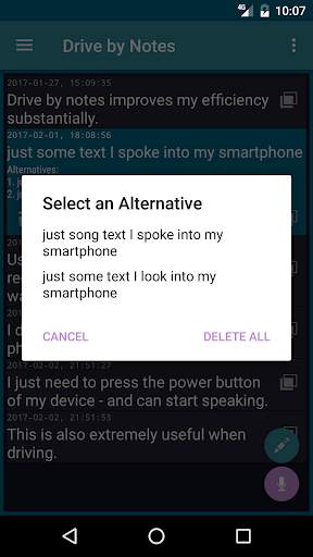 Drive by Notes Lite screenshot 5
