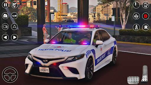 US Police Car Parking Car Game screenshot 1