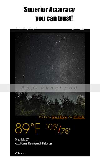 Current Temperature & Simple weather forecast screenshot 6