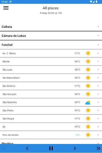 MadeiraWeather screenshot 7