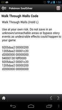 Cheat Codes Pokémon SoulSilver screenshot 5