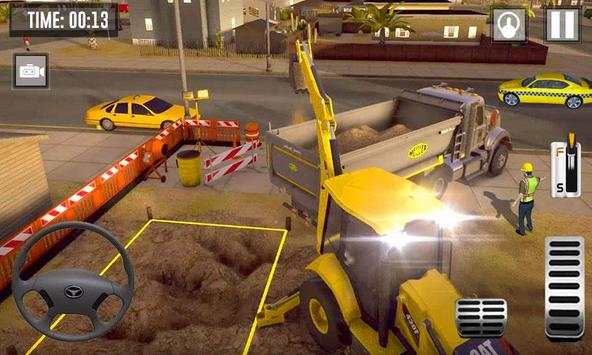 Building Construction Sim 3D - Excavator Driving screenshot 1
