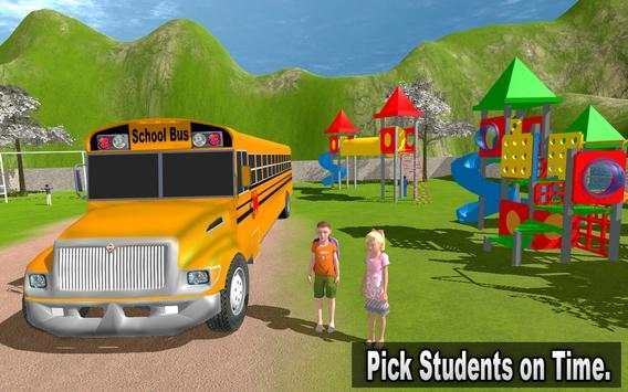 Modern School Bus Driving 3D Simulator screenshot 1