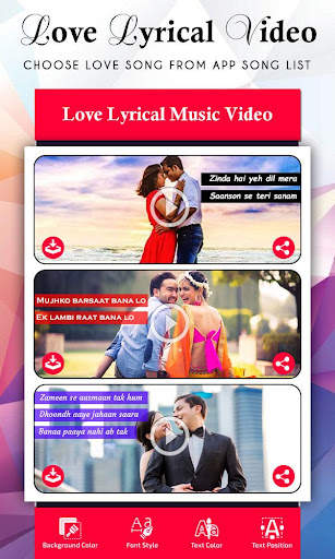 My Love Lyrical Video Maker screenshot 6