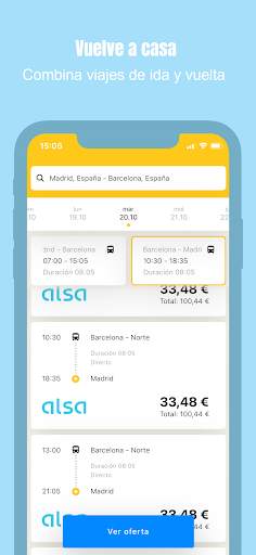 CheckMyBus: la app para comparar autobuses screenshot 3