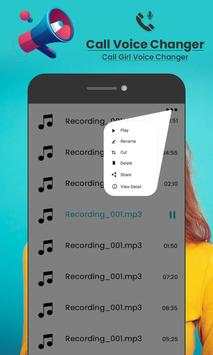 Call Voice Changer - Call Girl Voice Changer screenshot 5