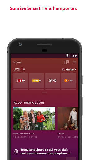 Sunrise Smart TV screenshot 1
