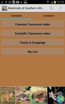Mammals of SA Lite screenshot 1