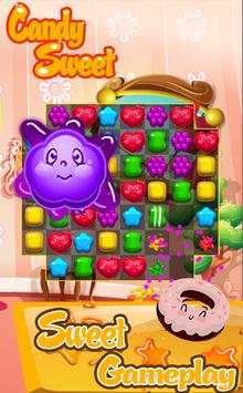 candy sweet saga match-3 screenshot 1