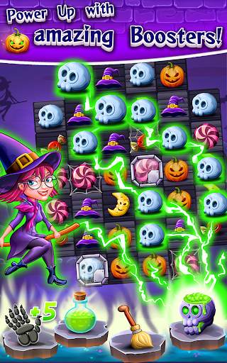 Witchdom -  Candy Witch Match 3 Puzzle 2019 screenshot 4