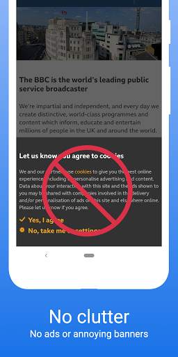 Pluma: private & fast browser screenshot 1