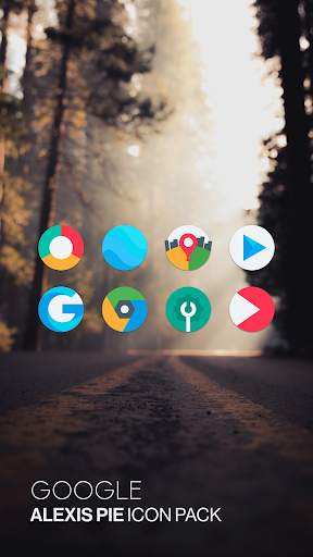 Alexis Pie Icon Pack: Clean and Minimalistic screenshot 1