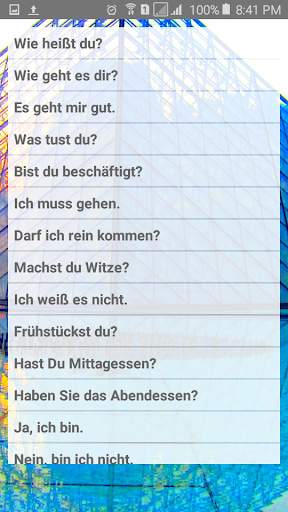 Gemeinsame Sätze screenshot 2
